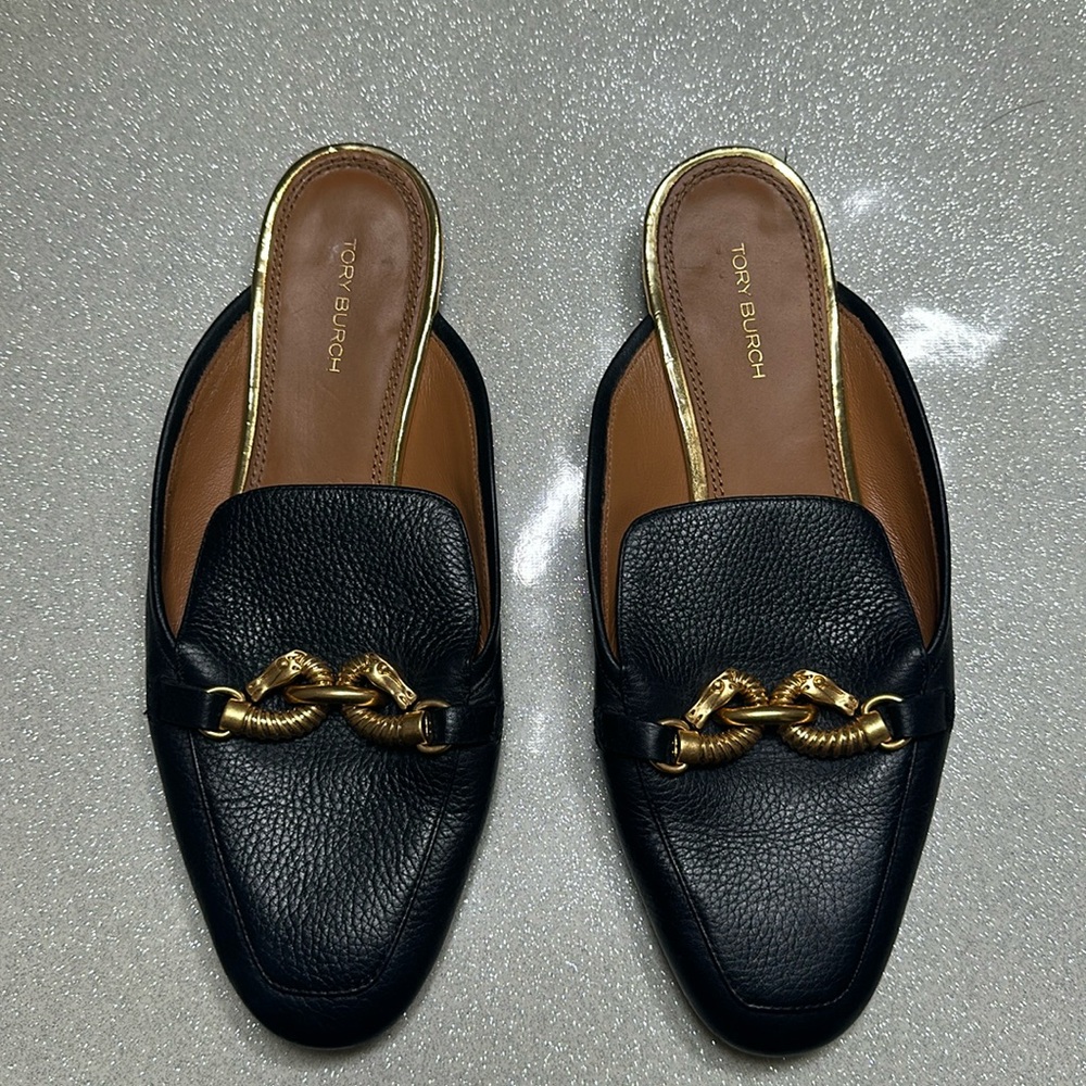 Tory Burch Jessa Slip on Loafer Mule Flats